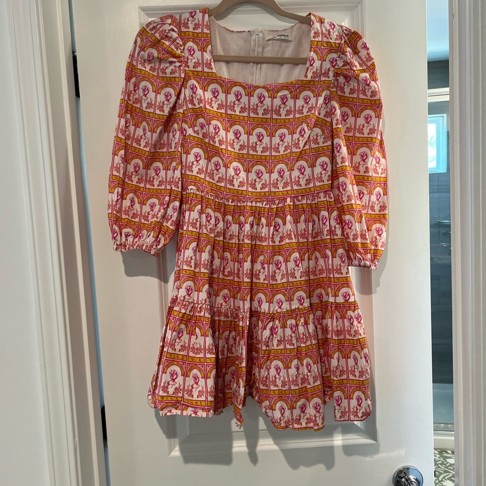 Colorful Dress with Floral Pattern